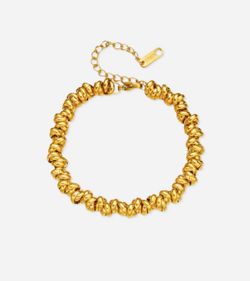 Deco Chain Bracelet | 18k Gold