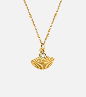 Aztec Pendant Neckalce | 18k Gold