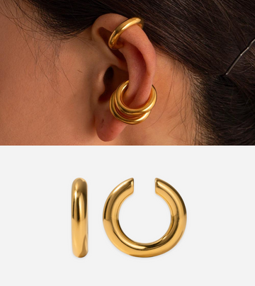 Chunky Ear Cuffs | 18k Gold