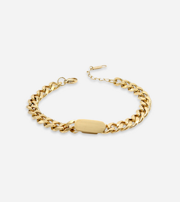Classic Plate Bracelet | 18k Gold