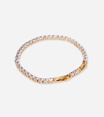Glam Bracelet CZ | 18k Gold