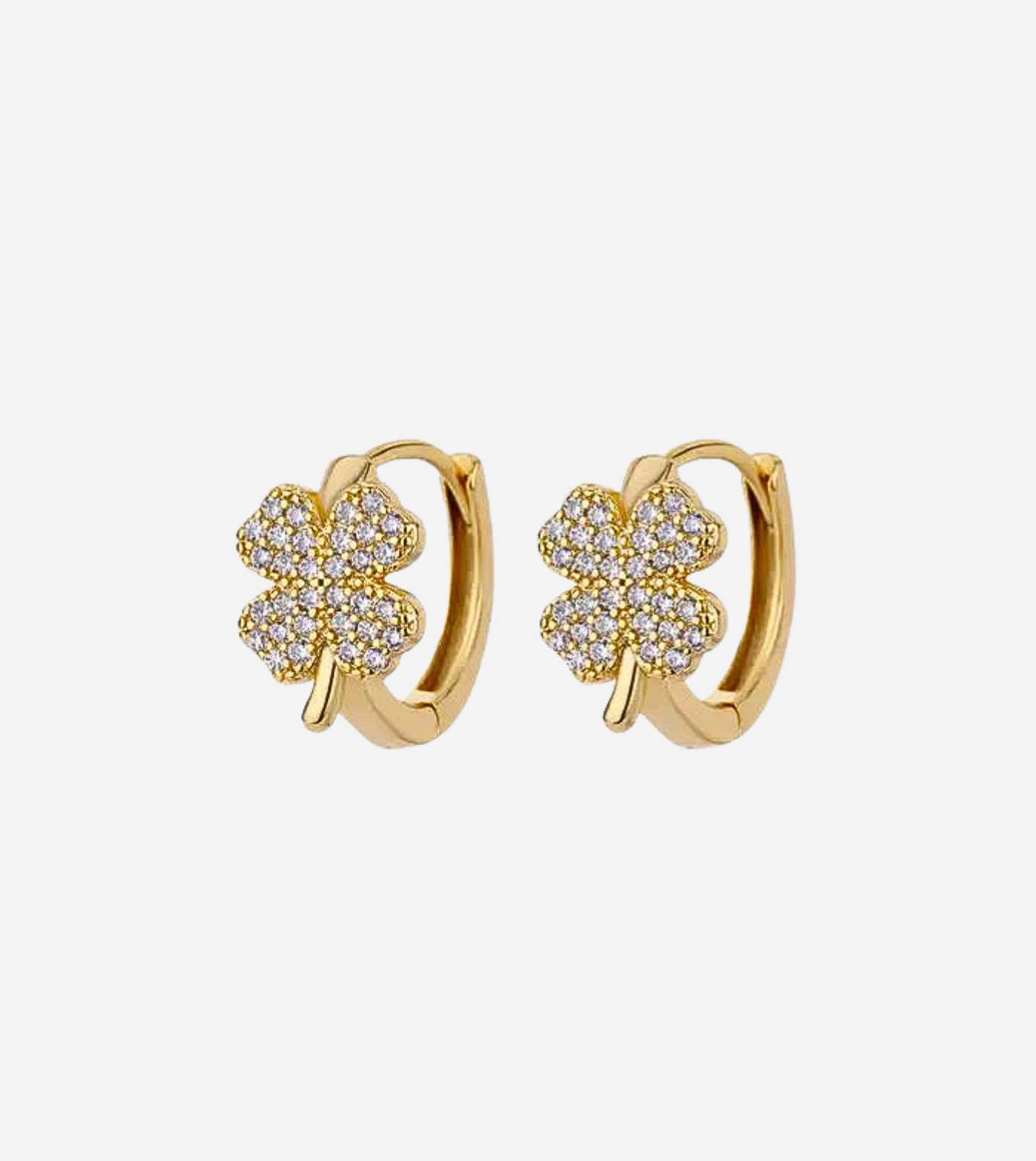 Van cleef hot sale clover earrings