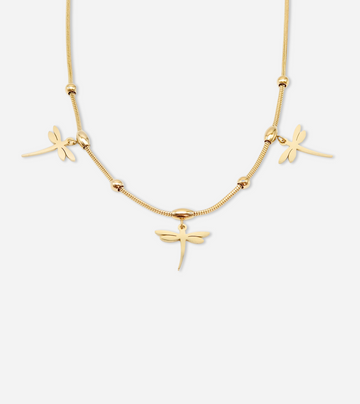Dragonfly Necklace | Gold