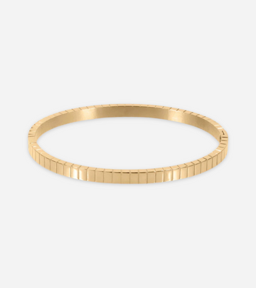 Valencia Bangle Ridged | 18k Gold