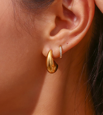 Waterdrop Earrings | 18k Gold