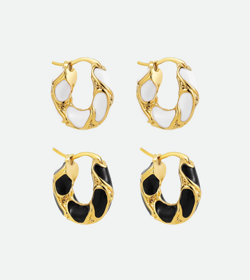 Arizona Hinged Hoops | 18k Gold