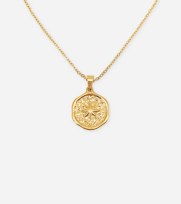 North Star Necklace | 18k Gold