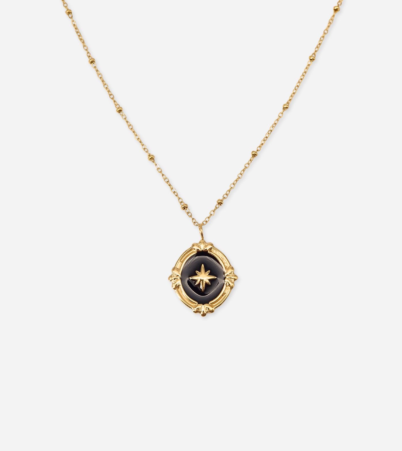 North Star Necklace | 18k Gold