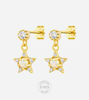 Star Opal Earrings | S925