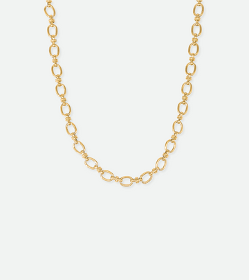 Pisa Oval Link Necklace | 18k Gold