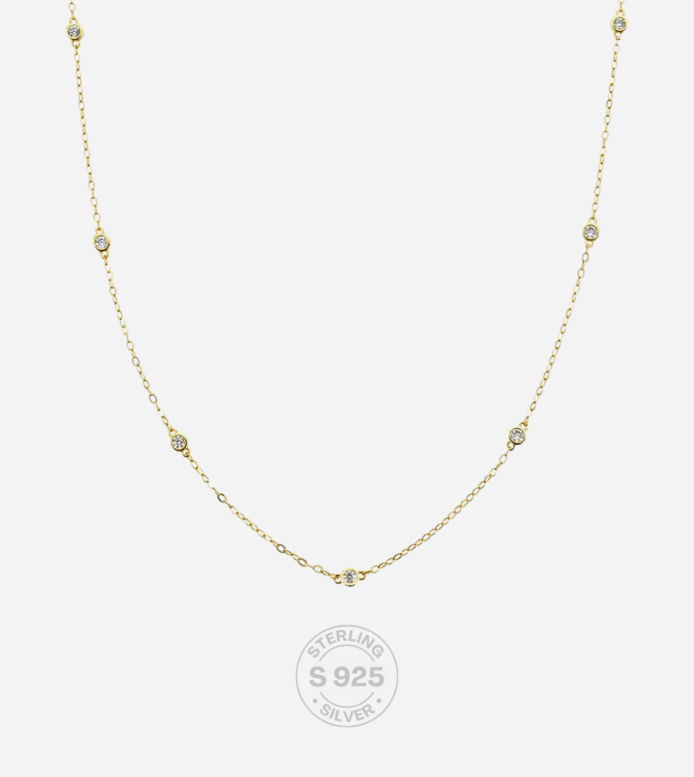 Dainty CZ Necklace | S925