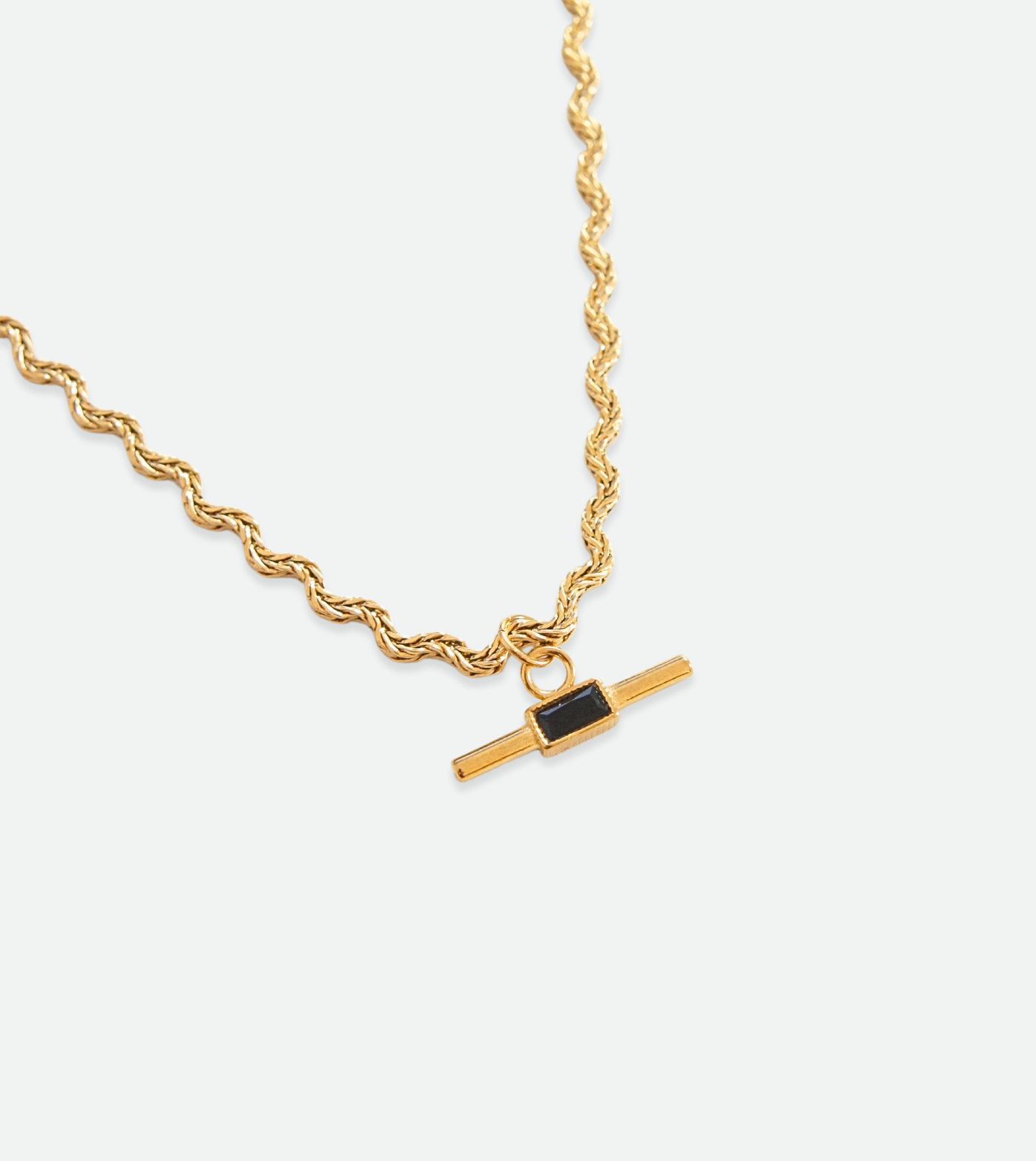 Wavy Chain Necklace | 18k Gold