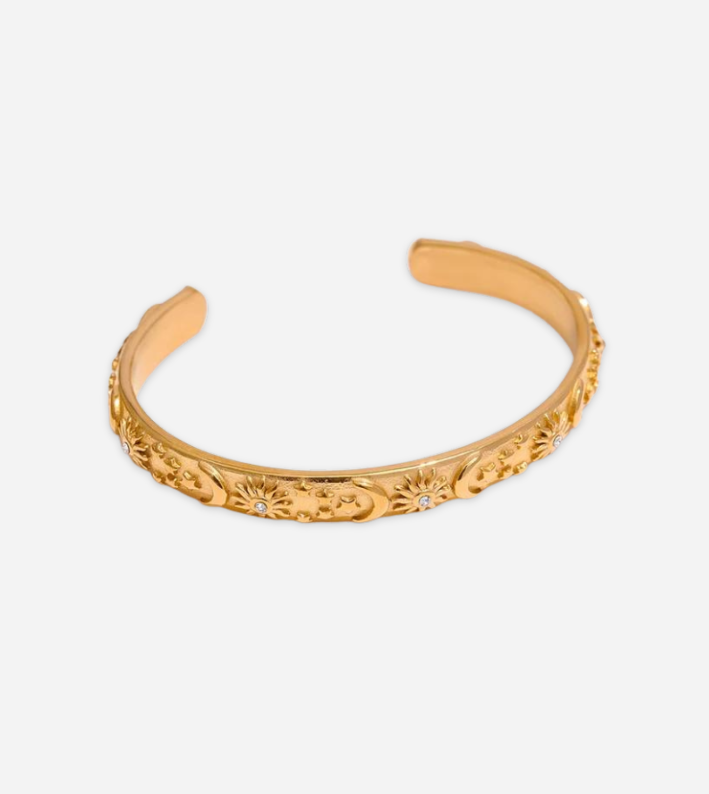 Estrela Open Bangle | 18k Gold