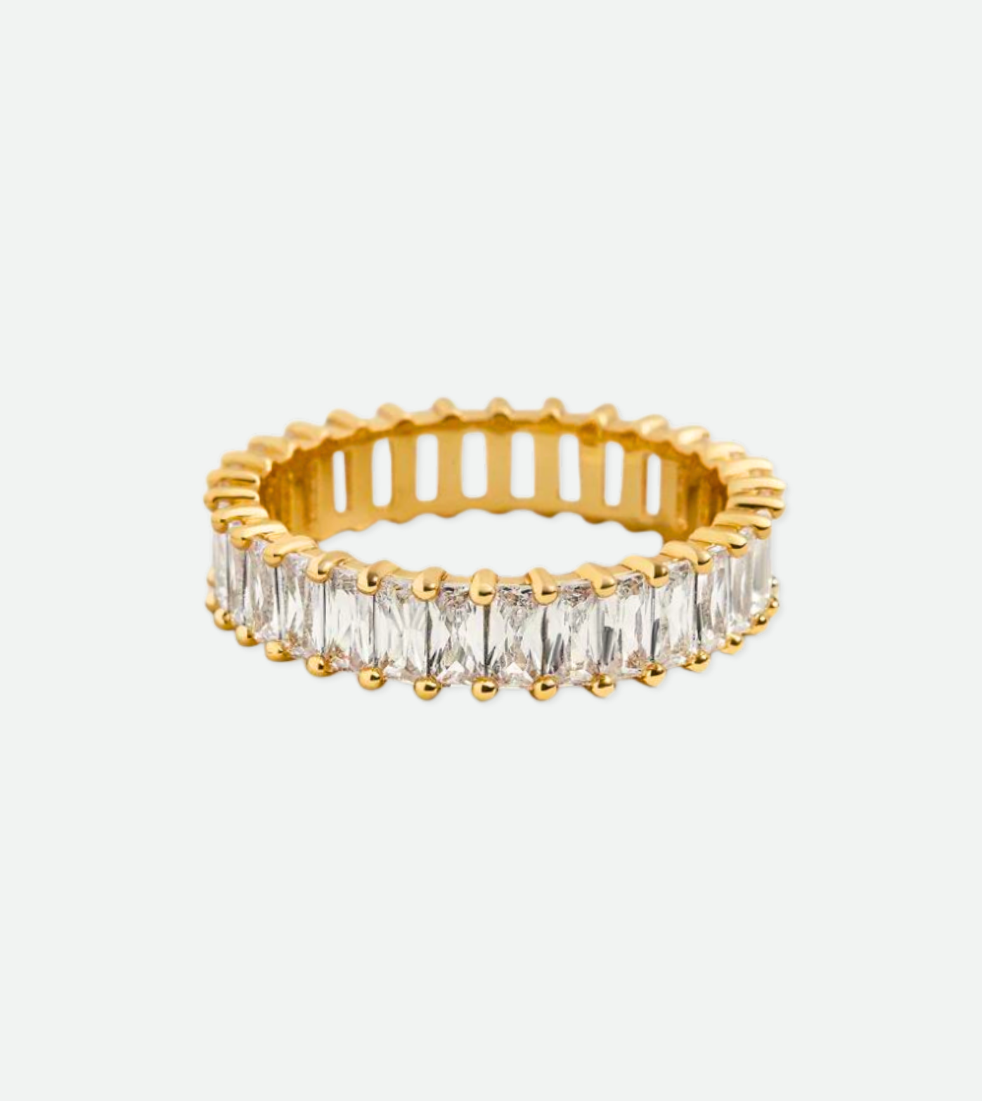 Alicia Princess Cut Ring | 18k Gold