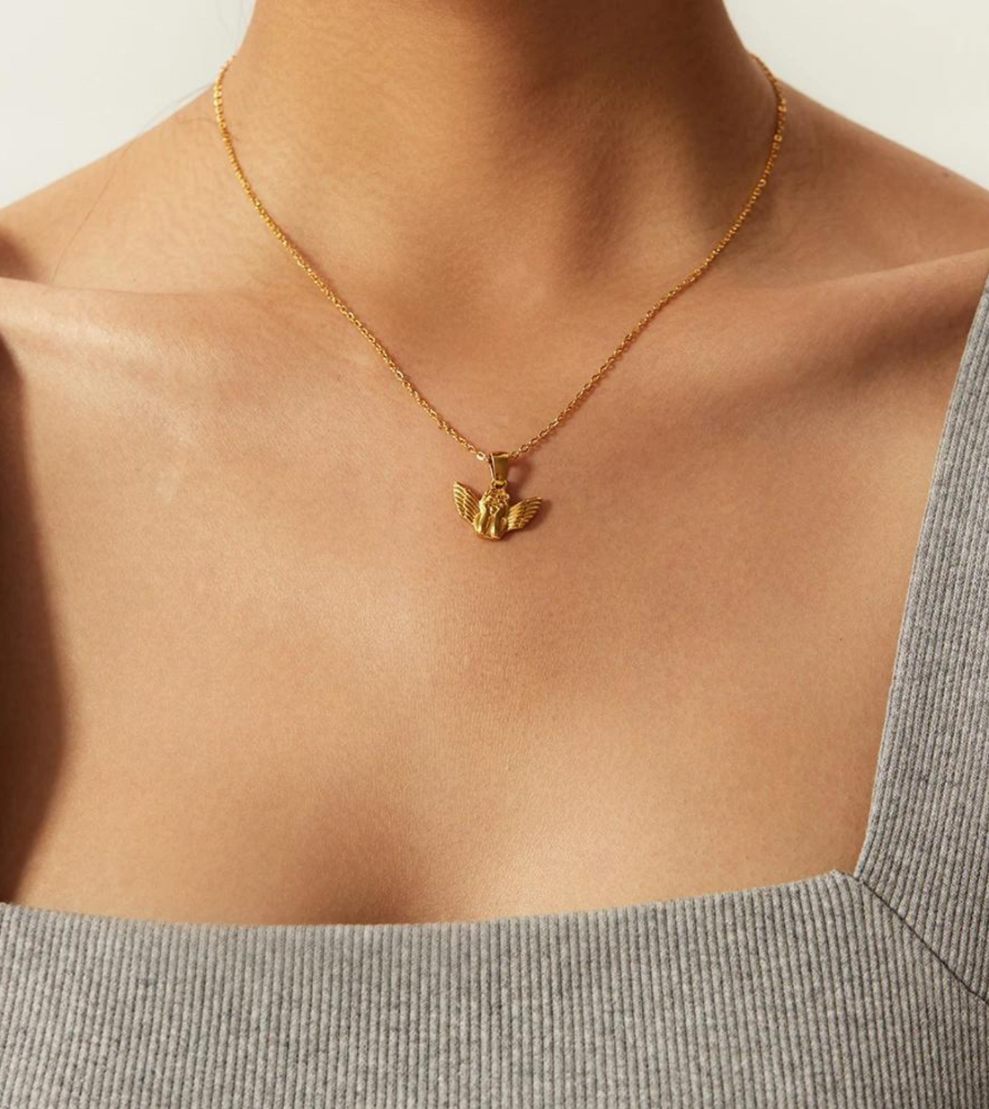 Valentine Pendant Necklace | 18k Gold