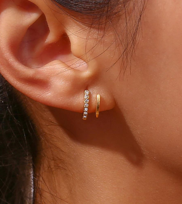 Layered Studs | 18k Gold