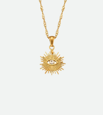 Sunbeam Necklace | 18k Gold