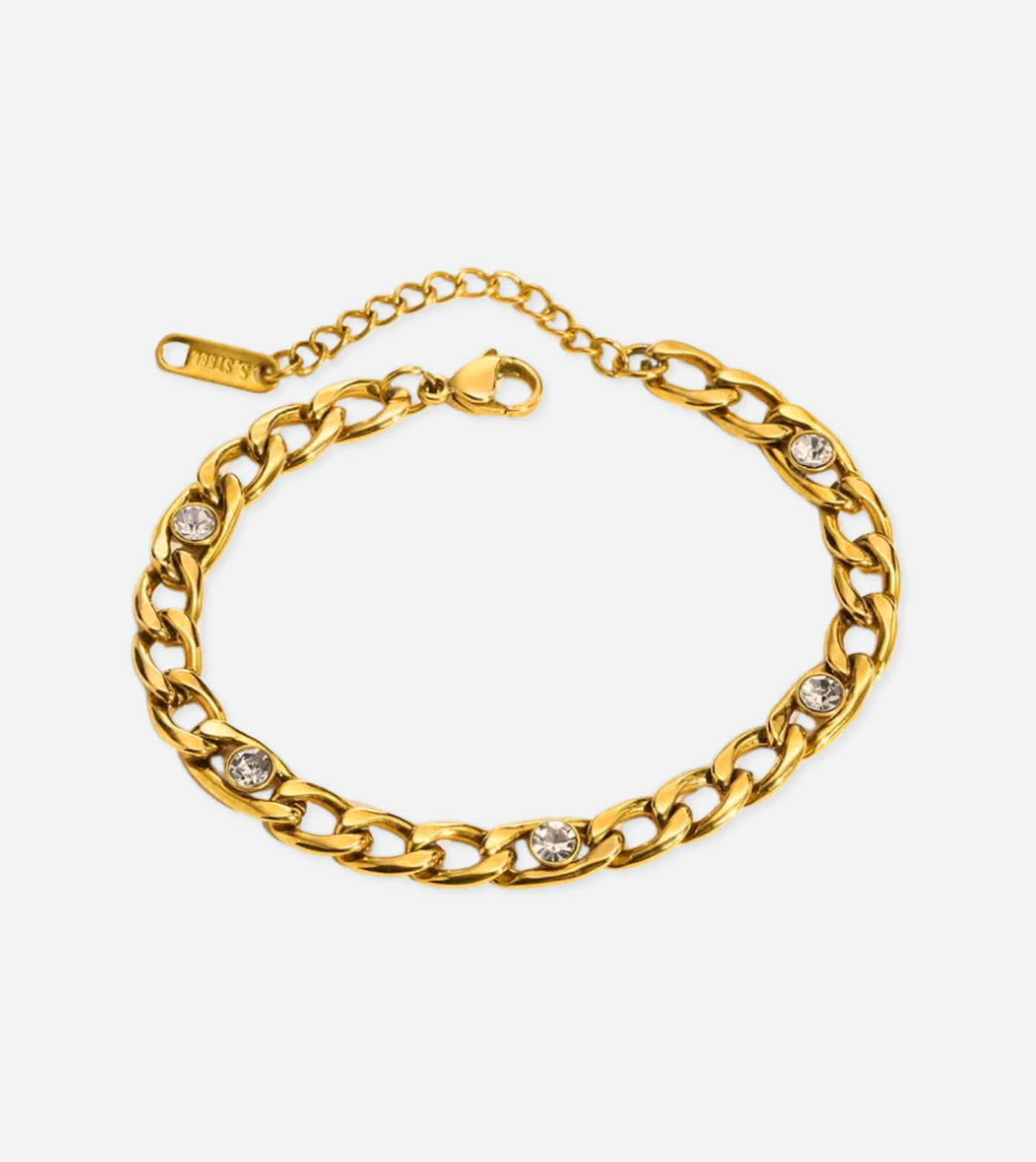 Elila CZ Bracelet | 18k Gold