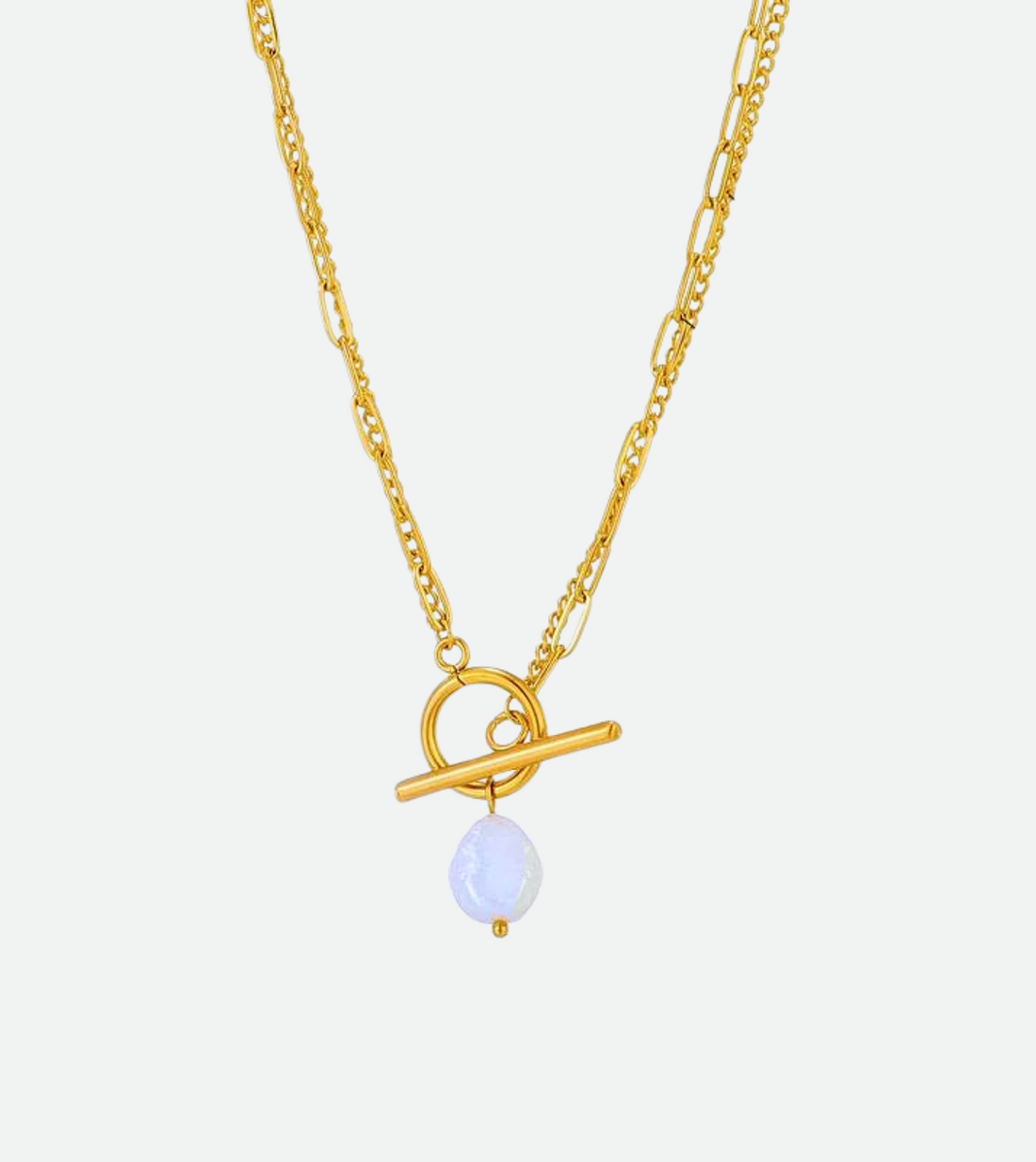 Bahrain Pearl Necklace | 18k Gold