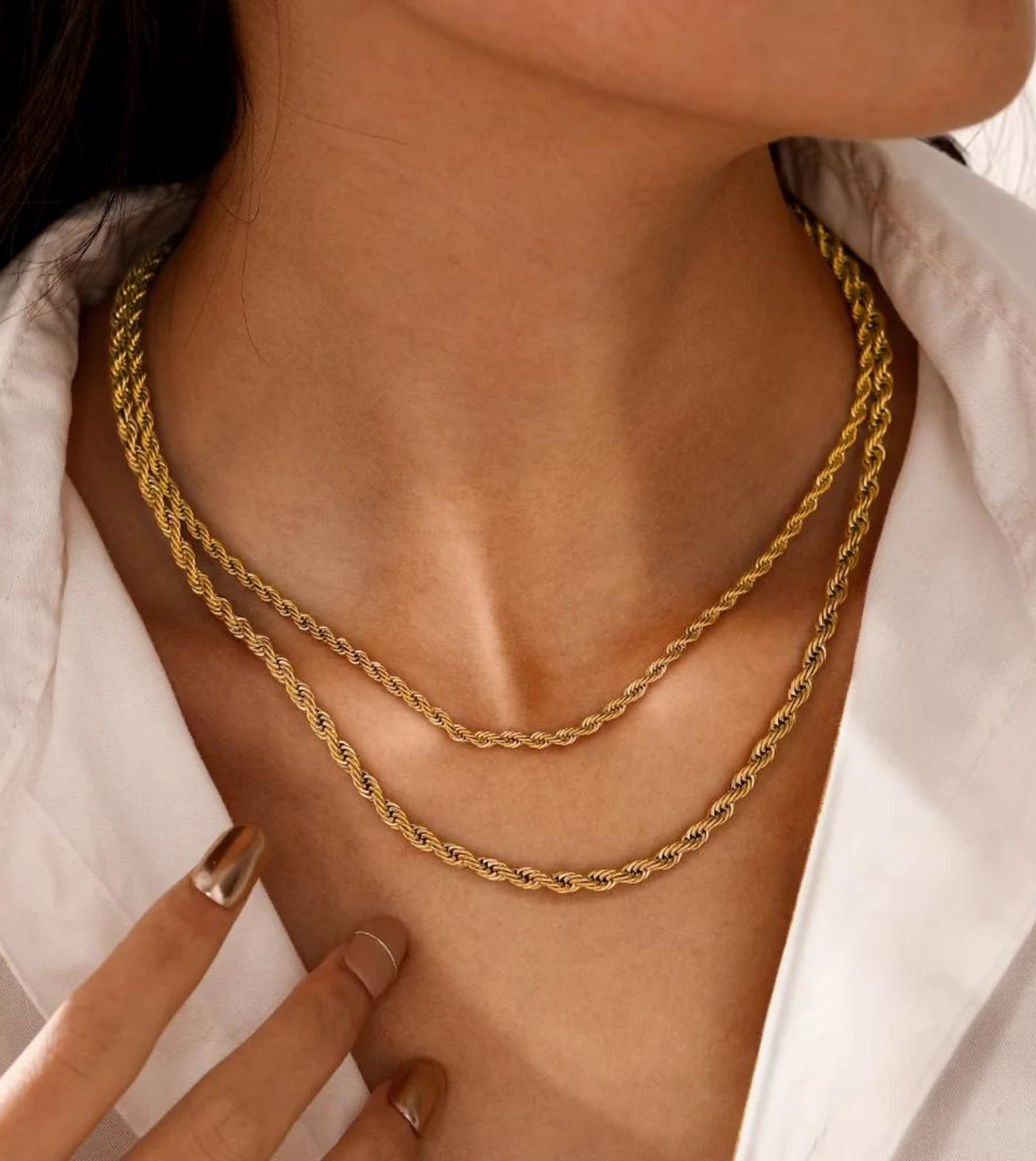 Ropewalk Choker Necklace | 18k Gold