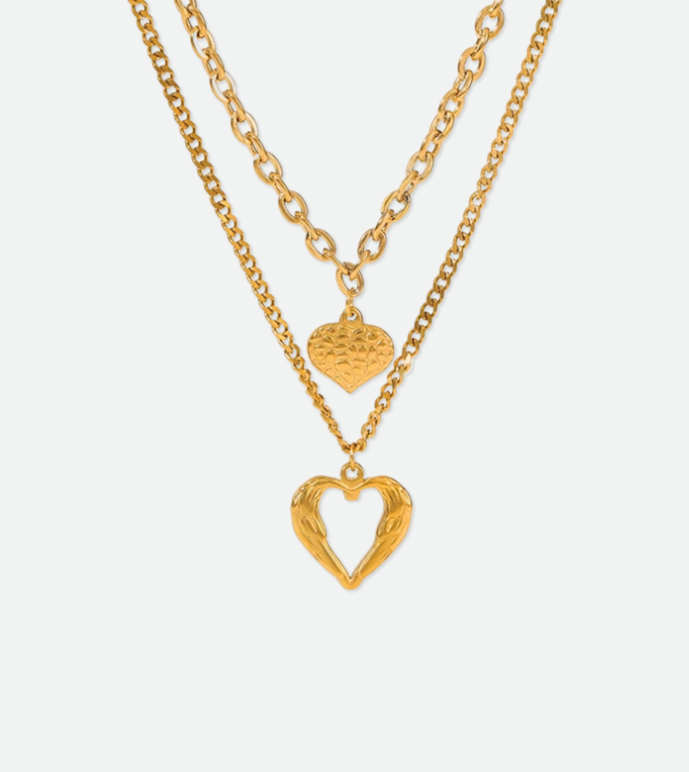 Amore Layered Necklace | 18k Gold