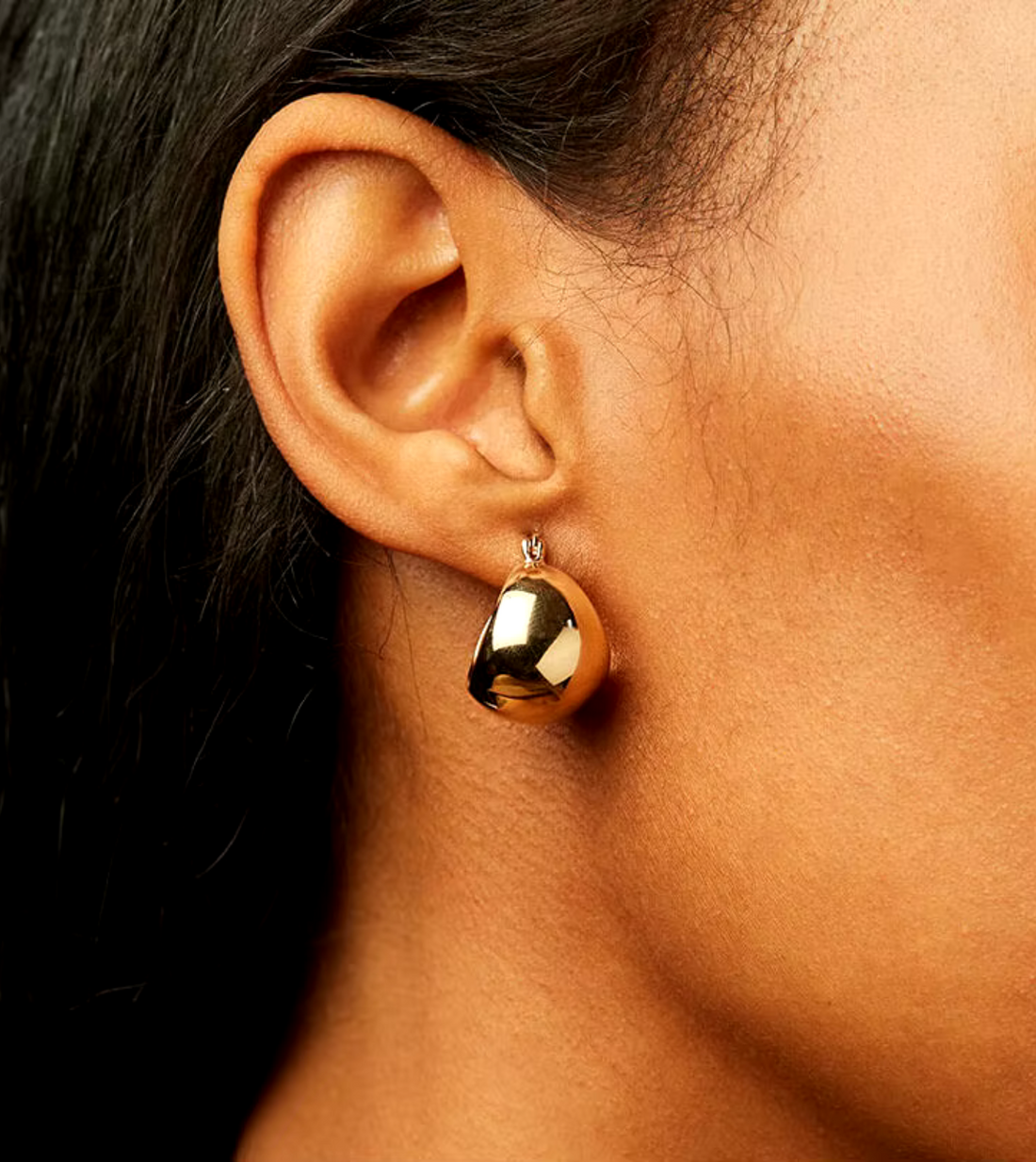 Smooth Sphere Earrings | 18k Gold