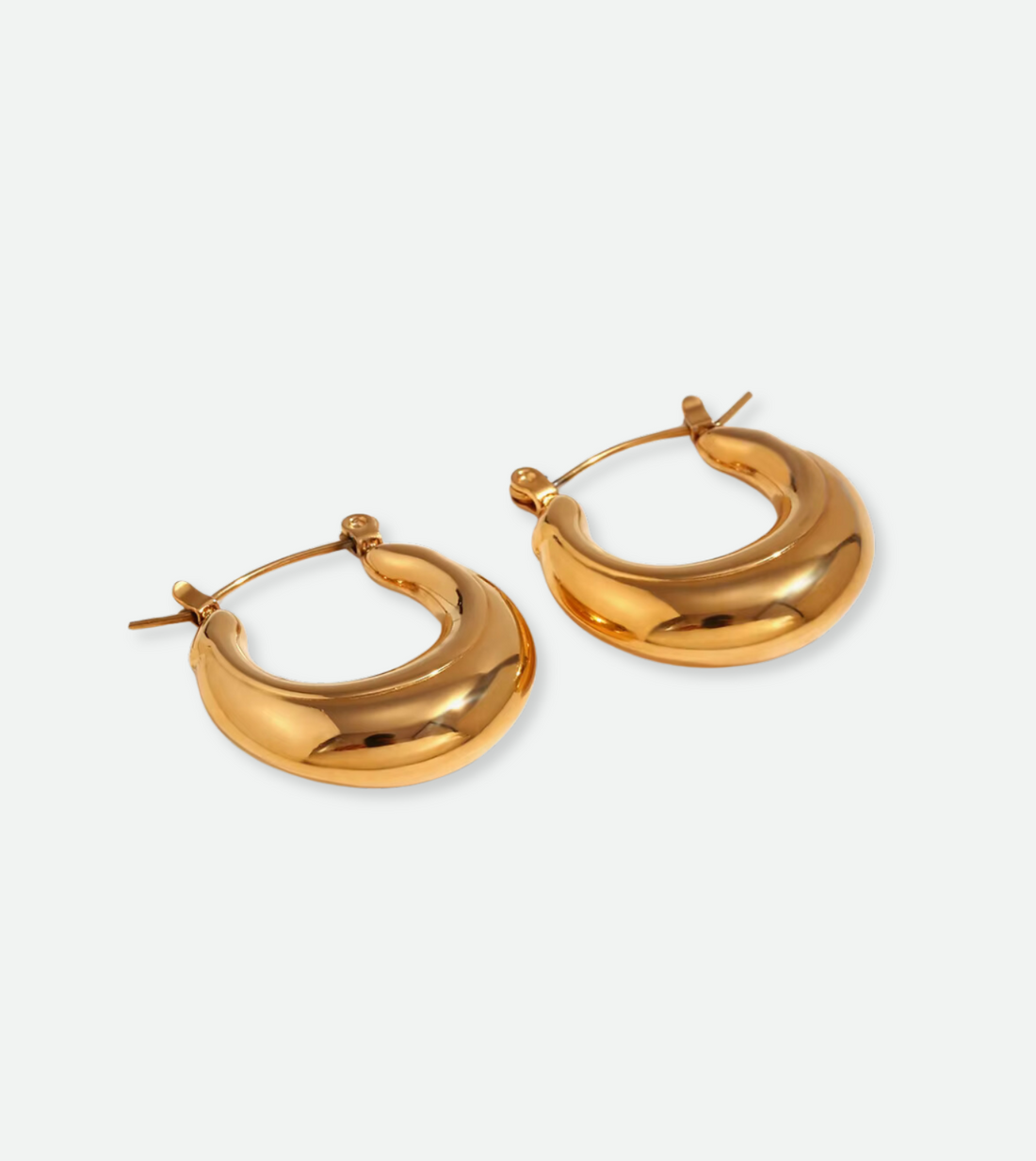 Ferrara Hoop Earrings | 18k Gold