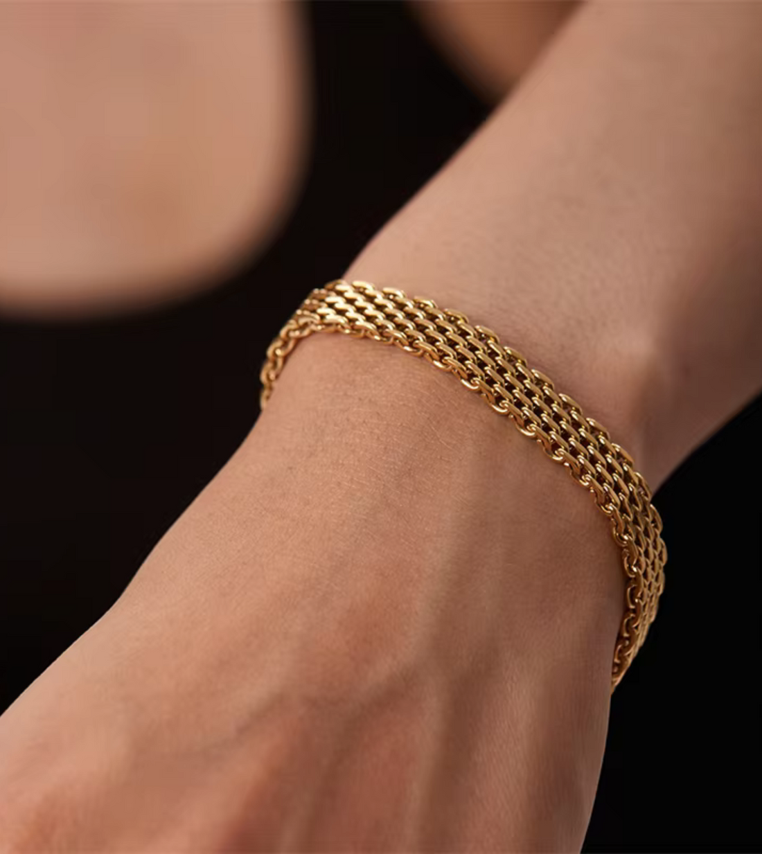 Matilda Woven Bracelet | 18k Gold