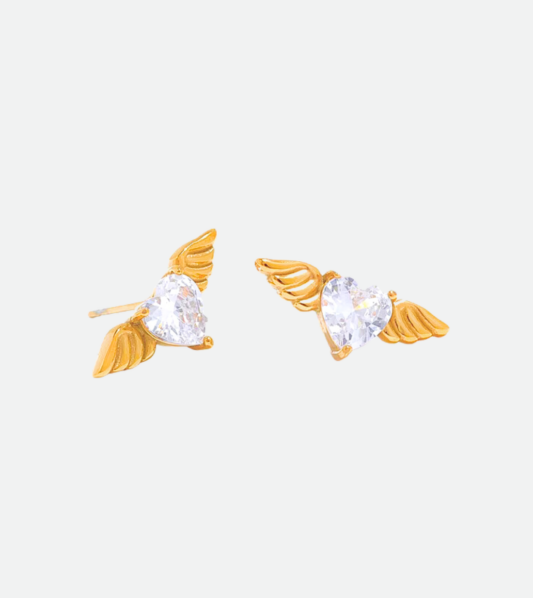 Angel Stud Earrings | 18k Gold