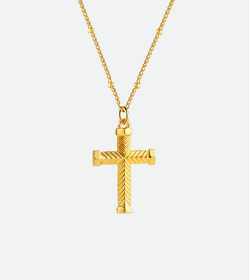 Wrapped Crucifix | 18k Gold