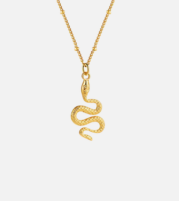 Snake Pendant Neckalce | 18k Gold