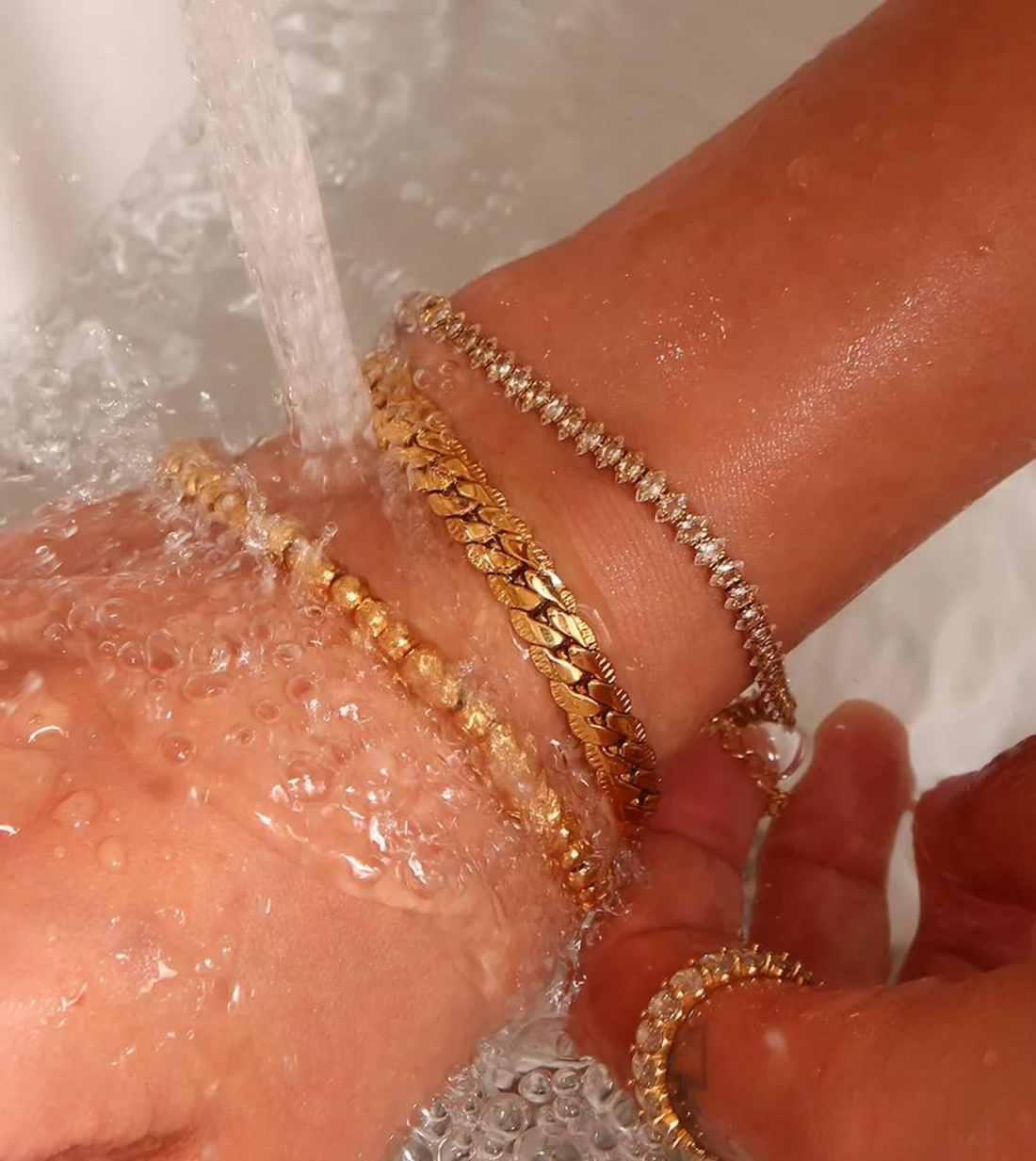 Boho Cuban Bracelet | 18k Gold