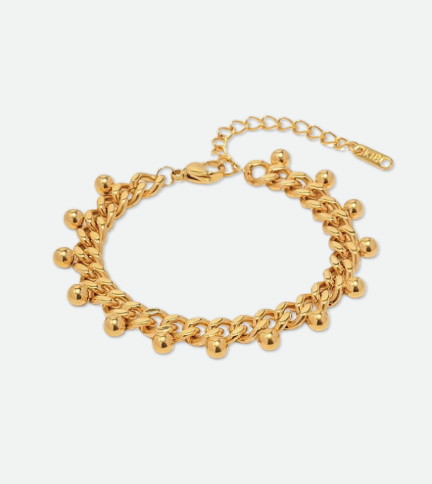 Boho Cuban Bracelet | 18k Gold