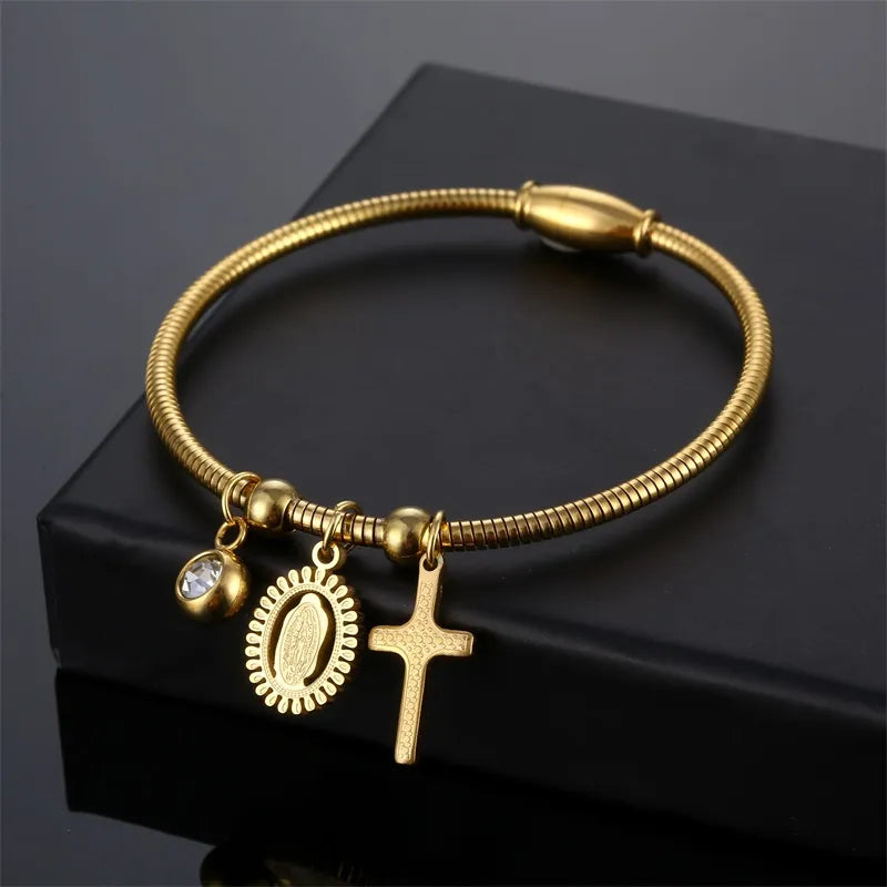 Charm Bangle | 18k Gold