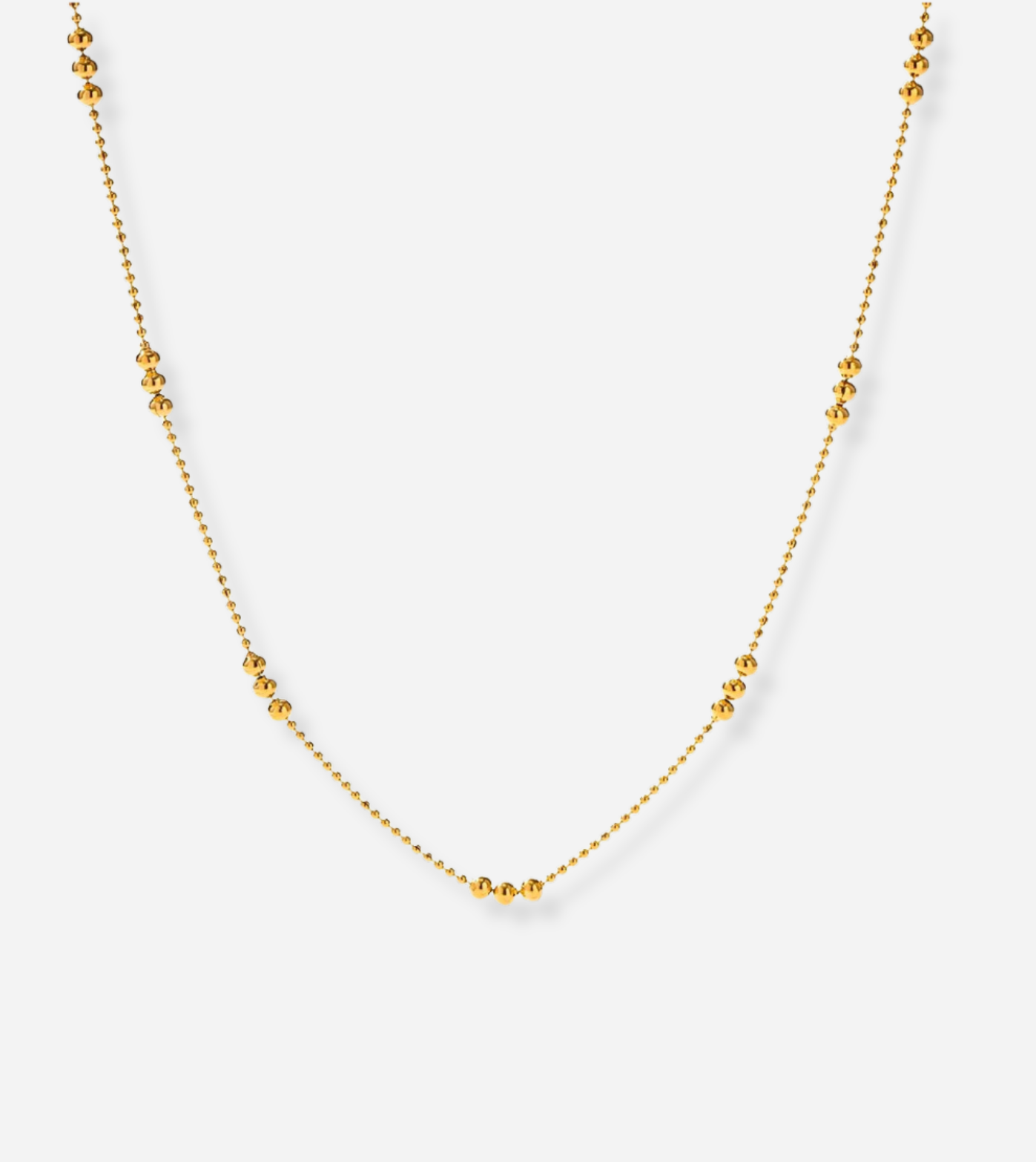 Venice Bead Necklace | 18k Gold