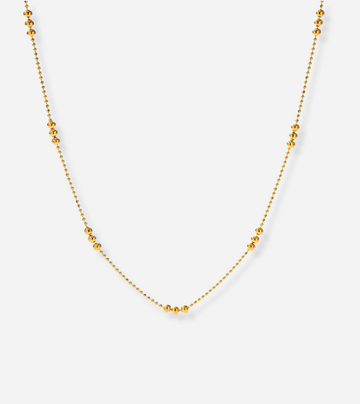 Venice Bead Necklace | 18k Gold