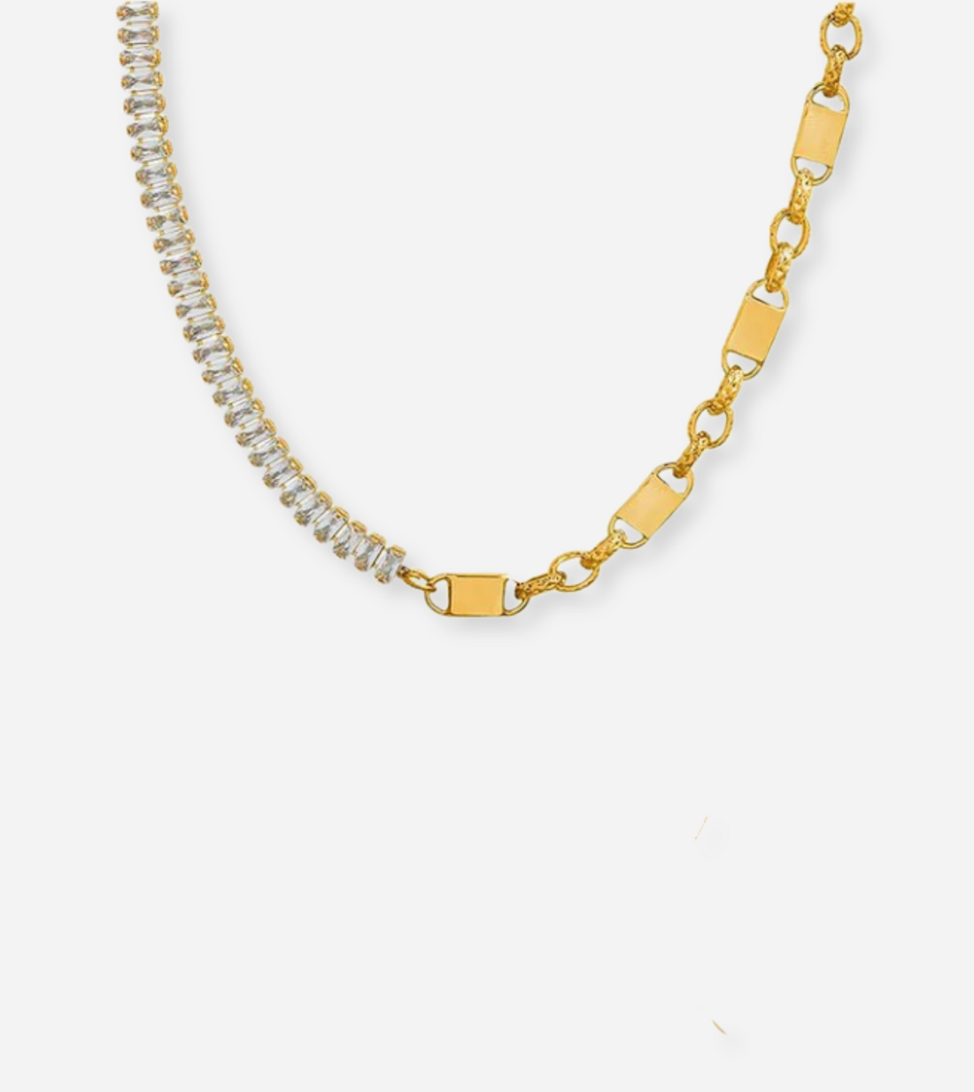 Marseille Bipartite Necklace | 18k Gold