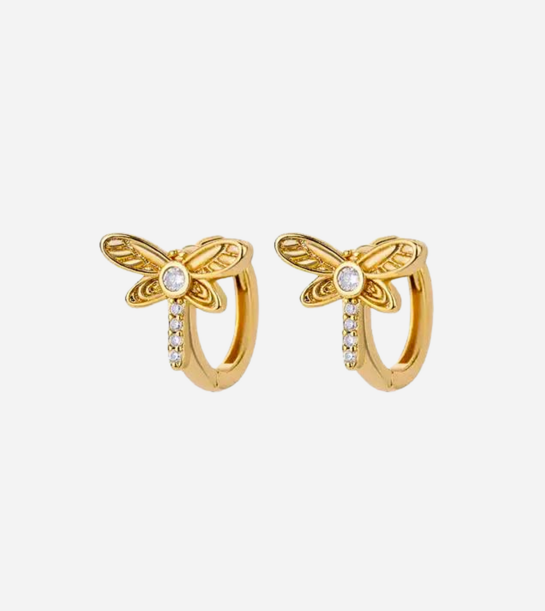 Dragonfly Earrings | Gold & Silver