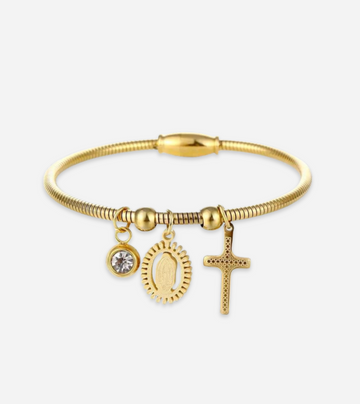 Charm Bangle | 18k Gold