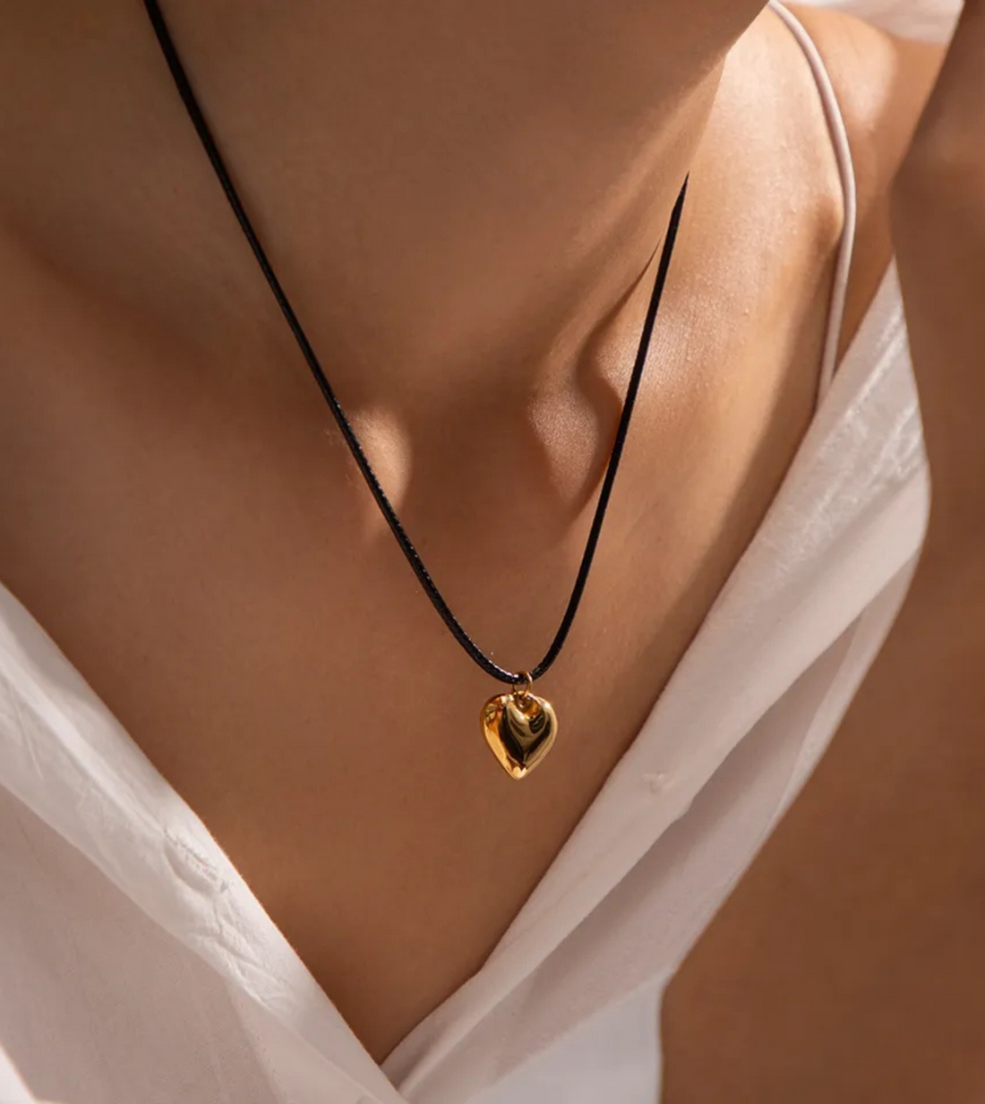 Heart Necklace | 18k Gold