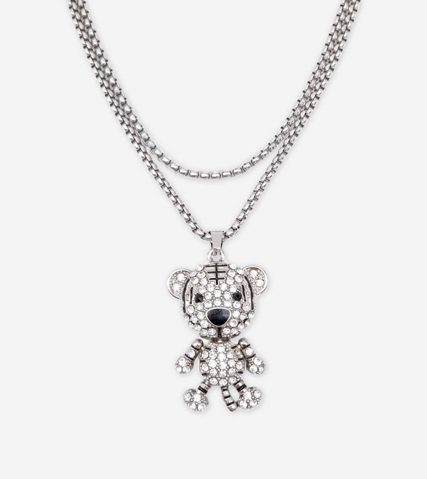 Crystal Pendant Tiger Necklace