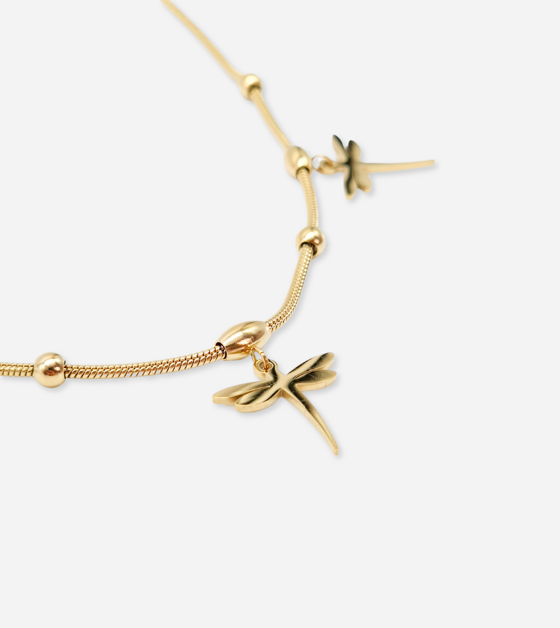 Dragonfly Necklace | Gold