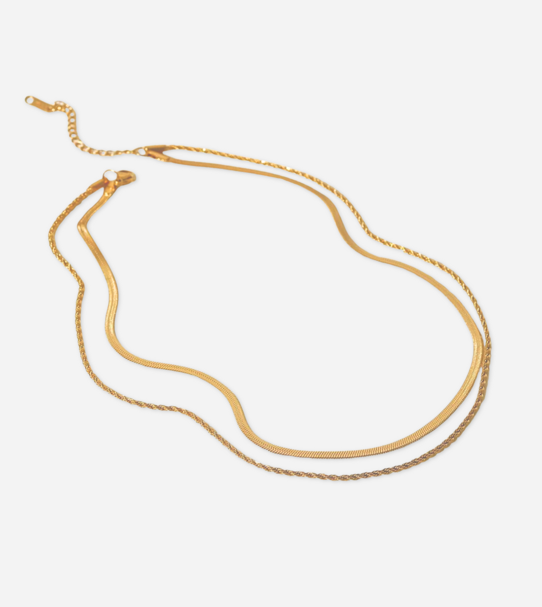 Layered Necklace Set | 18k Gold