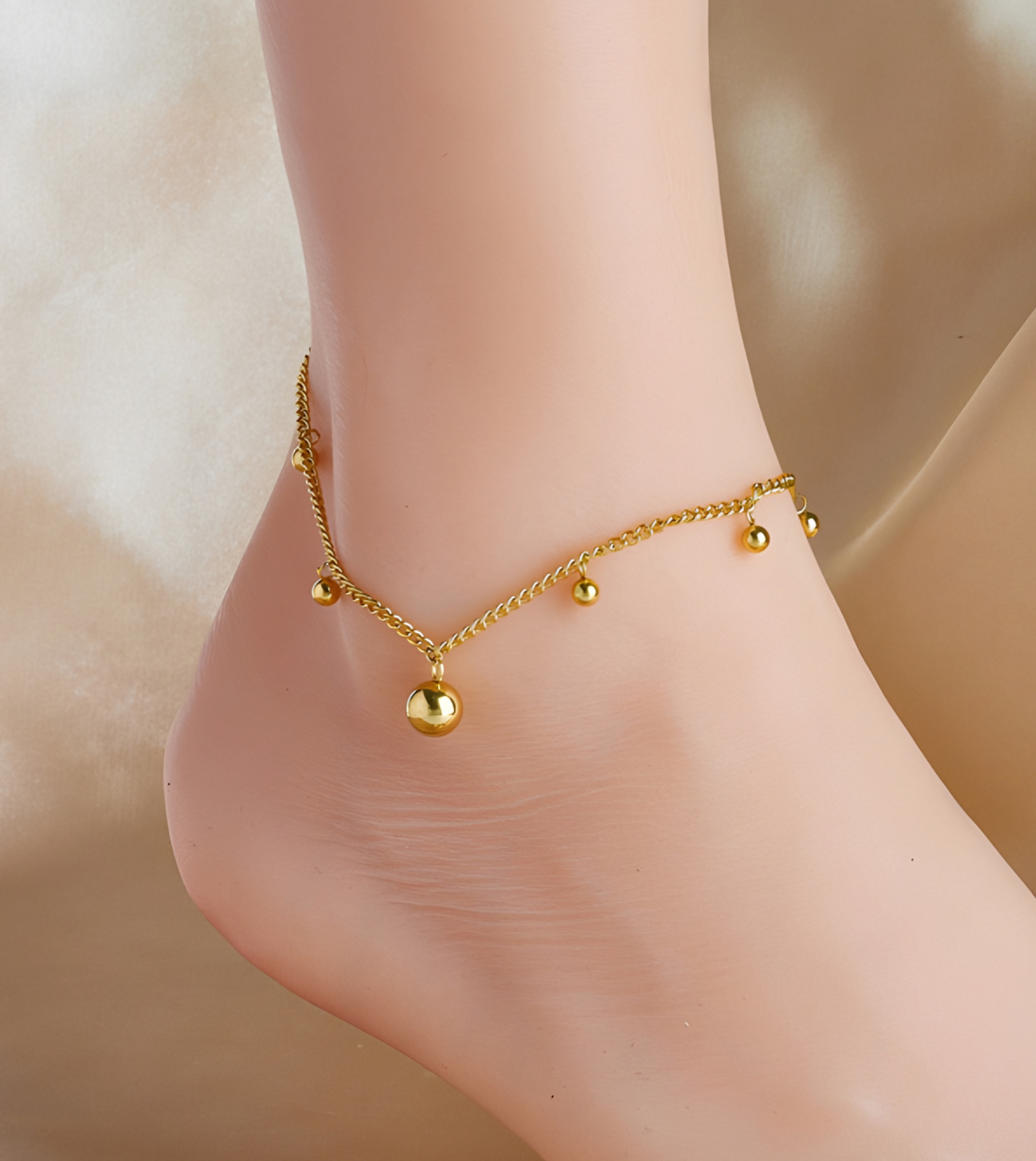 Dainty Anklet | 18k Gold