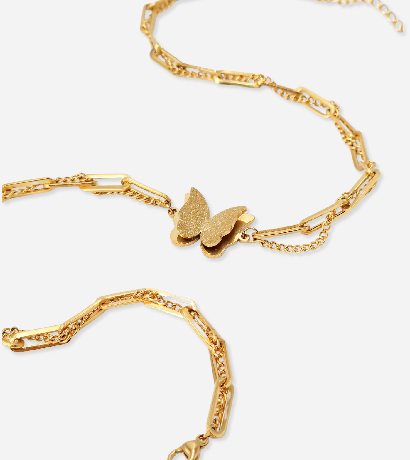 Butterfly Pendant Necklace | 18k Gold