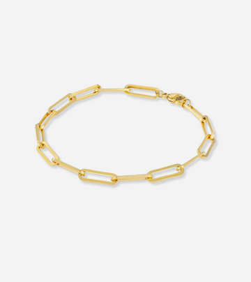 Clip Chain Bracelet | 18k Gold & Silver