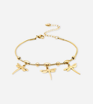 Dragonfly Bracelet | Gold