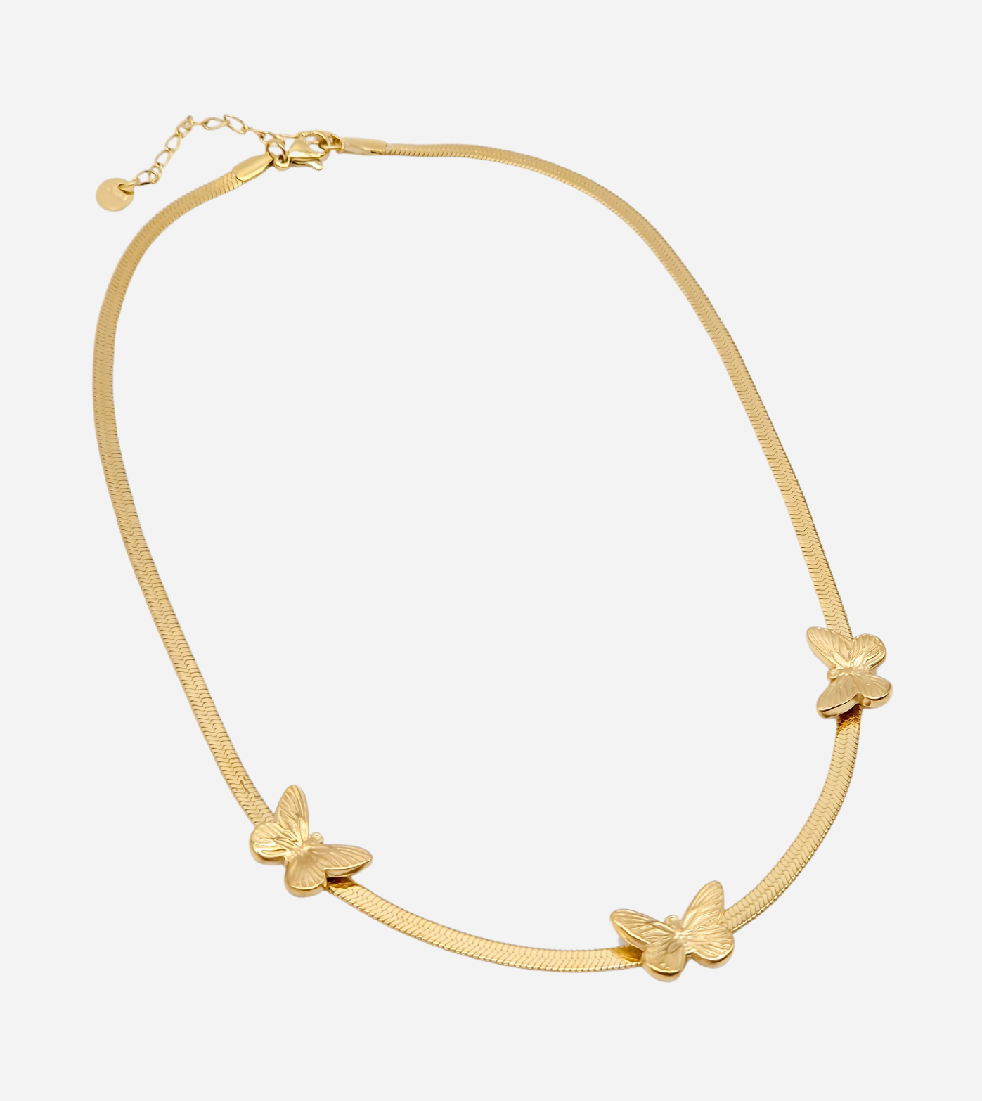 Butterfly Choker Necklace | 18k Gold