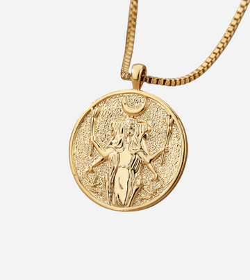 Hecate Pendant Necklace | 18k Gold