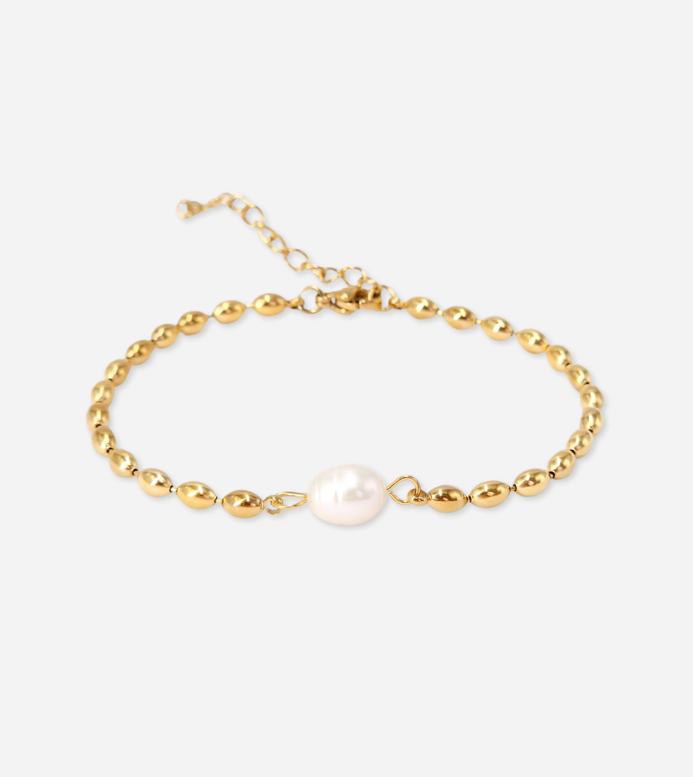 Porto Dainty Pearl Bracelet | 18k Gold